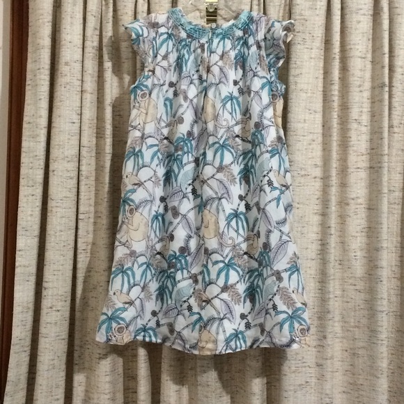 Roller Rabbit Jungle Print Smocked Dress - Picture 9 of 10